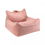 Roosa bukleekangast laste kott-tool Chair - Wigiwama