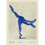 Plakat 50&times;70 cm Bleu &ndash; The Poster Club