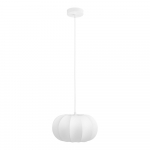 Valge tekstiilist varjuga ripplamp &oslash; 28 cm Coventry &ndash; House Nordic