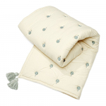 Helekollane/sinine orgaanilisest puuvillast tepitud beebide tekk 90x120 cm Balloon - Cam Cam Copenhagen