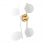 Valge/kuldne seinalamp Brisia - Kave Home