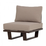 Pruun metallist polsterdatud aiatool Bear - WOOOD