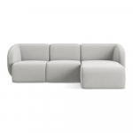 Helehall sametist nurgadiivan (parem nurk) Lani - Makamii