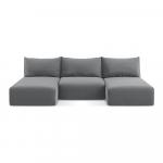 Hall sametist panipaigaga nurgadiivanvoodi (U-kujuline) Kalena - Makamii