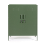 Tumeroheline metallist lukustatav kapp 80x101,5x40 cm Cambridge - Yes Everyday