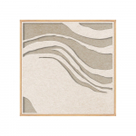 3D-pilt raamiga/akustiline 62x62 cm Sacred Silence 2 - Malerifabrikken