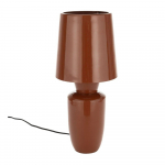 Terrakota v&auml;rvi metallist laualamp metallvarjuga (k&otilde;rgus 42 cm) Classy - Zuiver