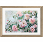 Tr&uuml;kitud pilt raamiga 75x56 cm Blooming Roses - Styler