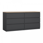 Tumehall kummut 154x76x50 cm Naia - Tvilum
