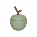 Roheline silikoonist beebikruus Apple - OYOY Mini