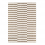 Valge/hall kahepoolne/k&auml;sitsi kootud villavaip 160x230 cm Vika - Hanse Home