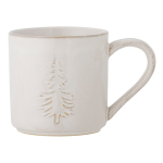 Kreemjas j&otilde;ulumotiiviga savikeraamiline tass, 300 ml Winter &ndash; Bloomingville