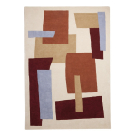 K&auml;sitsi kootud villane vaip 120x170 cm Venessla - MADE