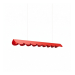 Punane alumiiniumist LED-rippvalgusti BISCUIT - Thoro
