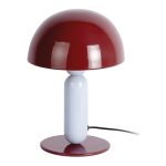Burgundiapunane/helesinine metallist laualamp (k&otilde;rgus 30 cm) Firenze round - Leitmotiv