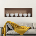 3D seinakleebis K&uuml;&uuml;nlad - Ambiance