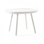 Valge t&auml;ispuidust laud, &oslash; 64 cm Na&iuml;ve - EMKO