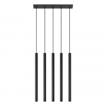 Must rippvalgusti, pikkus 45 cm Fideus - Sollux