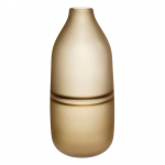 Pruunist klaasist vaas, k&otilde;rgus 30 cm - H&uuml;bsch