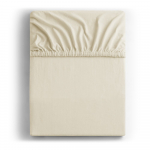 Beež trikotaažist kummiga lina 120x200cm Amber &ndash; Restilo