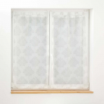 Valged voile kardinad 2 tk komplektis 60x120 cm Levita - douceur d'int&eacute;rieur