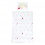 Puuvillane laste voodipesu 100x135 cm Peppa Pig - Roba