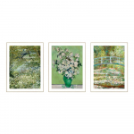Maalid 3tk komplektis - reproduktsioon 30x40 cm Van Gogh & Monet