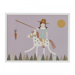 Lastepilt 32x42 cm Rosa - Bloomingville Mini