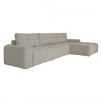 Helepruun modulaarne nurgadiivanvoodi koos panipaigaga (parem nurk) Lulu &ndash; Miuform