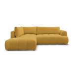 Pikendatav/panipaigaga nurgadiivan sinepikarva v&auml;rvi (vasak nurk/L-kujuline) Fuji - Bobochic Paris