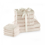 Kreemid froteest puuvillased k&auml;ter&auml;tikud ja saunalinad, komplekt 10 tk Amari &ndash; Restilo