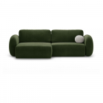 Roheline sametist lahtik&auml;iv hoiuruumiga nurgadiivan Tonale &ndash; Cosmopolitan Design