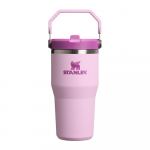 Roosa termopudel 600 ml IceFlow Flip Straw 2.0 - Stanley