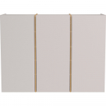 Kreem esikukapp 138x103x38 cm Libbiano - Germania