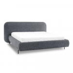 Sinine polsterdatud kaheinimesevoodi koos panipaiga ja voodip&otilde;hjaga 140x200 cm Pointt - ELTAP