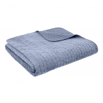 Sinine sametist tepitud voodikate 240x260 cm Attica Velvet - Bianca