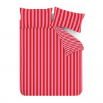 Punane/roosa 3-osaline voodipesu 200x200 cm Stripe Tease - Sassy B