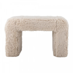 Beež kunstkarusnahast tumba Bobbie - Bloomingville