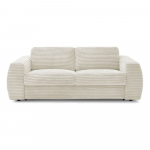 Beež velvetist diivanvoodi 240 cm Hugo - Bobochic Paris