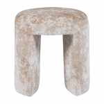 Beež polsterdatud taburet Charlie - WOOOD