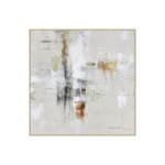 K&auml;sitsi maalitud maal raamiga/l&otilde;uendil 103x103 cm Bold - Bizzotto