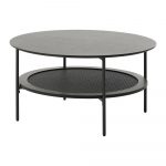 Must &uuml;mmargune kohvilaud &oslash; 80 cm Pensacola - Unique Furniture