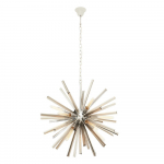 Metallist ripplamp klaasist varjuga, &oslash; 75 cm Karlo - Premier Housewares