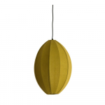 Roheline ripplamp tekstiilist varjuga Milatos - Light & Living
