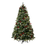 Kunstlik j&otilde;ulupuu k&otilde;rgus 210 cm Snowy Pine LED - Můj Stromeček