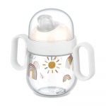 Beež plastmassist laste kruus 200 ml Sunshine & Rainbow - Mepal