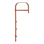 Konjakipruuni v&auml;rvi metallist seinariiul 30x80x3 cm Gresto - House Nordic