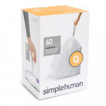 Pr&uuml;gikotid pingutuspaelaga, komplekt 60 tk, 65 l, Q &ndash; simplehuman
