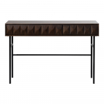 Tumepruun tammespoonist pinnaga konsoollaud 39x117 cm Latina &ndash; Unique Furniture