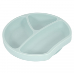 Helesinine silikoonist beebi taldrik 19x20,5 cm &ndash; Kindsgut